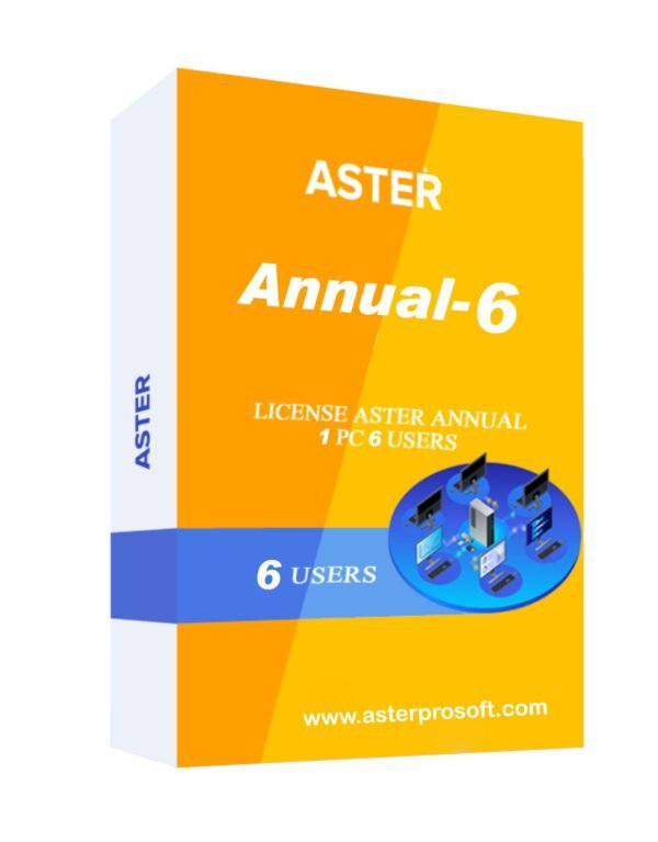 aster_annual6 ASTER Annual-6 (6 workplaces, MS Windows 7/8/10/11/, Annual subscription 1-Year)